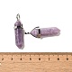 天然レピドライトの尖ったペンダント(X-G-G025-01P-30)-3