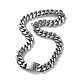304 Stainless Steel Cuban Link Chain Necklaces(NJEW-P288-13P)-1
