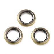 Tibetan Style Rack Plating Brass Linking Rings, Long-Lasting Plated, Round Ring, Brushed Antique Bronze, 10x2mm, Inner Diameter: 6.5mm(KK-Q805-19AB)