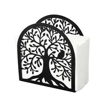 Iron Napkin Holder, Hollow Arch with Tree of Life, Tree of Life, 125x50x135mm