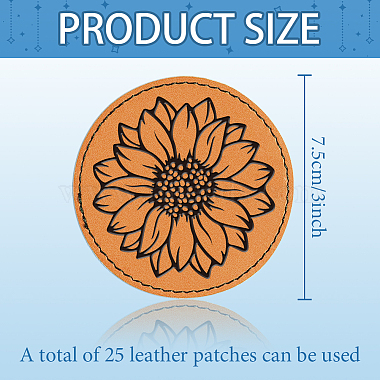 Imitation Leather Clothing Label Tags(AJEW-WH0509-004)-2