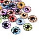 Printed Transparent Glass Cabochons(GL-CBAA22A-10)-1