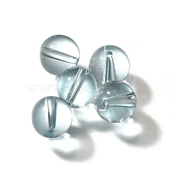 K9 Glass, Imitation Austrian Crystal Beads, Round, Pale Turquoise, 5.5x6mm, Hole: 1.2mm(GLAA-R004-03B)