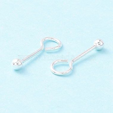 Accessoires de clous d'oreilles en 925 argent sterling(STER-P047-04C)-4