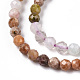un mélange naturel de perles de pierres précieuses brins(G-D080-A01-03-04)-3
