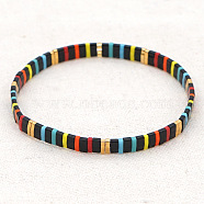 Rainbow Bohemian Style Original Design Fashion Tila Beaded Bracelet for Women.(RM1844-27)