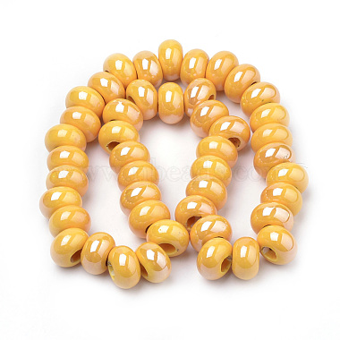 Handmade Porcelain Beads(PORC-Q219-15x9-F22)-2
