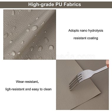 Gorgecraft 6 feuilles rectangle tissu auto-adhésif en cuir pu(DIY-GF0004-27D)-4