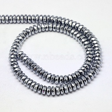 Electroplate Non-magnetic Synthetic Hematite Beads Strands(G-J160-D-01)-2