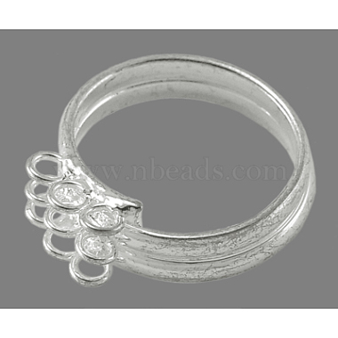 Silver Brass Ring Components