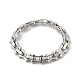 304 Stainless Steel Bone Link Chain Bracelets for Women Men(BJEW-F488-65P)-4