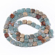 Natural Aqua Terra Jasper Beads Strands(G-S366-017)-2