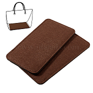 Rectangle Felt Bag Bottom, for Knitting Bag, Women Bags Handmade DIY Accessories, Coconut Brown, 23x12.4x0.8cm(DIY-WH0622-044A-02)