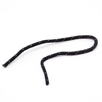 Polypropylene Cords, for Tent Stakes, Ground Pegs, Black, 210x2.5mm