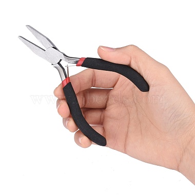 1pc Carbon Steel Material Flat Nose Plier, Diy Jewelry Making Tool For Jewelry  Making