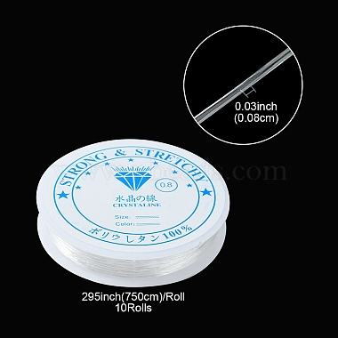 Clear Elastic Crystal Thread(EW-YW0001-02-0.8)-4