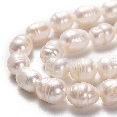 brins de perles de culture d'eau douce naturelles(PEAR-L033-84-01)-2