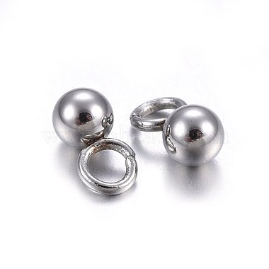 304 Stainless Steel Sphere Charms(X-STAS-O107-04P-B)-2