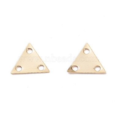 Real 24K Gold Plated Triangle Brass Links