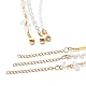 3Pcs 3 Style Brass Star Charm Necklaces Set(NJEW-JN04017)-6