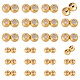 Elite 24Pcs 2 Style Brass Beads(FIND-PH0008-67)-1