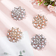 WADORN 2 Pairs 2 Colors Alloy Rhinestone Shoe Decoration(FIND-WR0010-37)-4