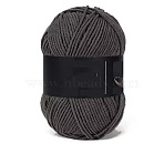 4-Ply Milk Acrylic Fiber Yarn for Tufting Gun Rugs, Amigurumi Yarn, Crochet Yarn, for Sweater Hat Socks Baby Blankets, Black, 2.5mm, about 113.74 Yards(104m)/Skein(PW-WG79AB6-85-1)