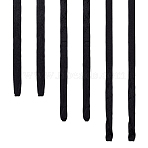 6Pcs 3 Styles Cloth Chain Cover, Protective Sleeve for Chandelier Lighting Chain, Black, 600~1000x30x5mm, 2pcs/style(AJEW-MA0001-50A)
