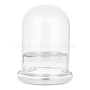 Glass Dome Cover, Decorative Display Case, Cloche Bell Jar Terrarium, Clear, 150x200mm(DJEW-WH0034-85B)