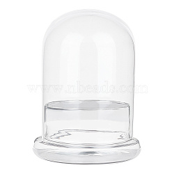 Glass Dome Cover, Decorative Display Case, Cloche Bell Jar Terrarium, Clear, 150x200mm(DJEW-WH0034-85B)