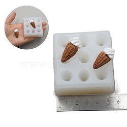 Cookies DIY Food Grade Silicone Fondant Molds, for Chocolate Candy Making, Ice Cream, 58mm(PW-WG57326-06)