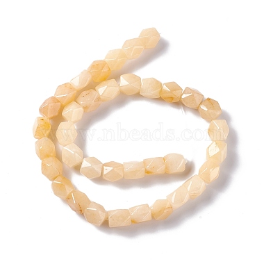 Natural Topaz Jade Beads Strands(G-L235B-11)-3