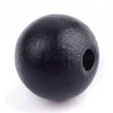 Perles en bois naturel teint(X-WOOD-S662-7x8mm-06)-2