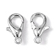 Platinum Plated Alloy Lobster Claw Clasps(X-E102-NF)-1