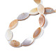 Eau douce naturelle de coquillage perles brins(SHEL-Q024B-017)-2