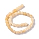 Natural Topaz Jade Beads Strands(G-L235B-11)-3