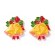 Christmas Themed Opaque Resin Cabochons(CRES-P022-12)-2