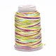 5 Rolls 12-Ply Segment Dyed Polyester Cords(WCOR-P001-01B-010)-1