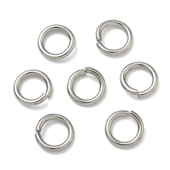 Tarnish Resistant 304 Stainless Steel Open Jump Rings, Round, Stainless Steel Color, 9x1.5mm, 15 Gauge, Inner Diameter: 6mm