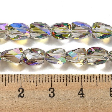 Transparent Electroplate Glass Beads Strands(GLAA-G116-03A-HR03)-4