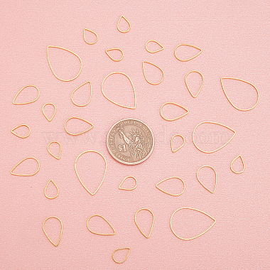 Brass Linking Rings(KK-SC0001-23G)-4