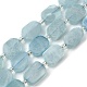 Natural Aquamarine Beads Strands(G-C098-A10-01)-1