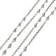 Tarnish Resistant 3.28 Feet 304 Stainless Steel Decorative Rolo Chains(X-CHS-E001-03P)-1