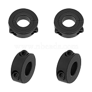 Aluminum Alloy Diaphragm Rings, Fixed Ring, Retainer Ring, Bearing Accessories, Electrophoresis Black, 33x34x13mm, Inner Diameter: 16x15mm(FIND-WH0126-91D)