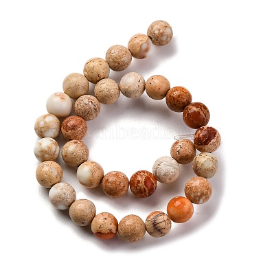 Dyed Natural Regalite/Imperial Jasper/Sea Sediment Jasper Beads Strands(G-B124-C02-10)-5