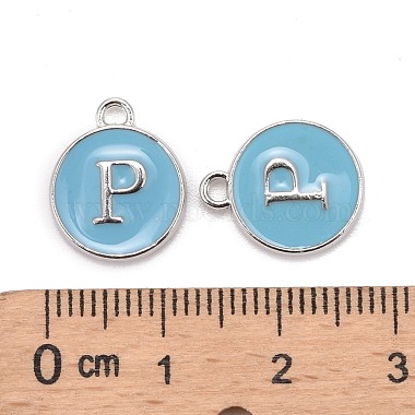 Emaille Charms aus platinierter Legierung(ENAM-S118-04P-P)-3