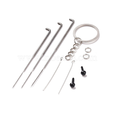 DIY Keychain Needle Felting Kit(DIY-D068-02P-02)-5
