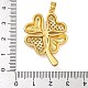 Rack Plating Brass Micro Pave Clear Cubic Zirconia Pendants(KK-Z063-32G)-3