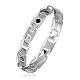 SHEGRACE Stainless Steel Panther Chain Watch Band Bracelets(JB678A)-1