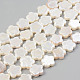 Electroplate Natural Freshwater Shell Beads Strands(SHEL-T017-08)-1